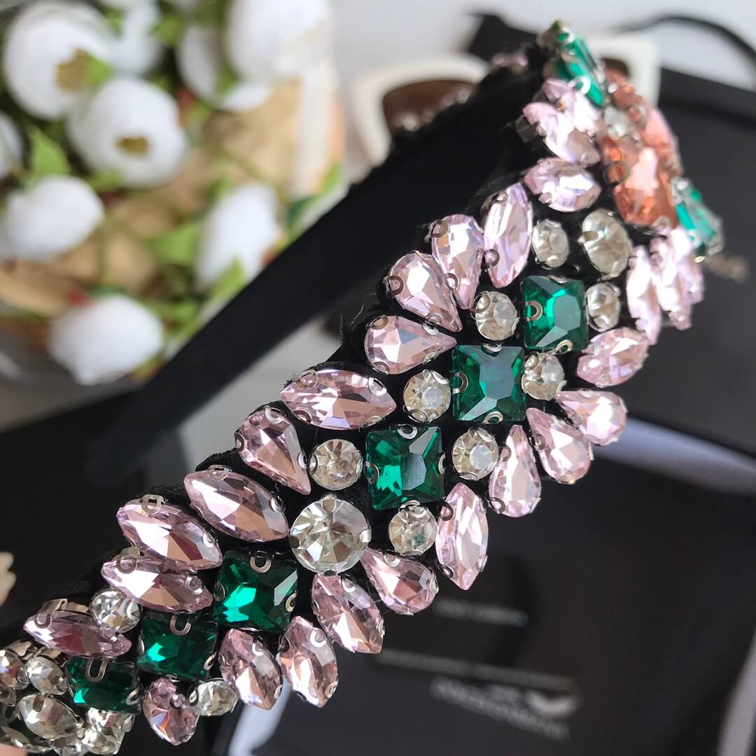 dolce gabbana exquisite edition crystal series hair band fk13168a01