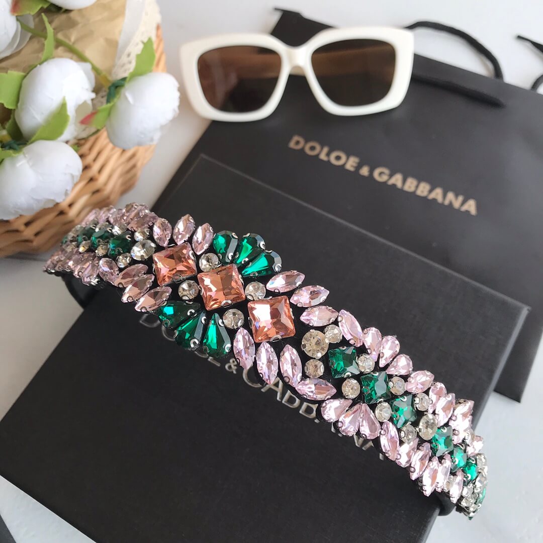 dolce gabbana exquisite edition crystal series hair band fk13168a01