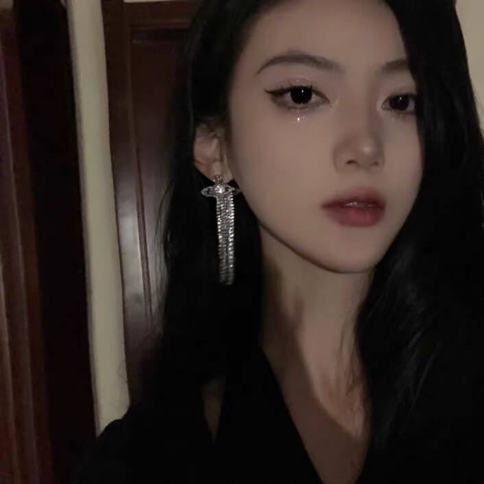 european and american full diamond saturn tassel long fashion trendy earrings eh13168a46