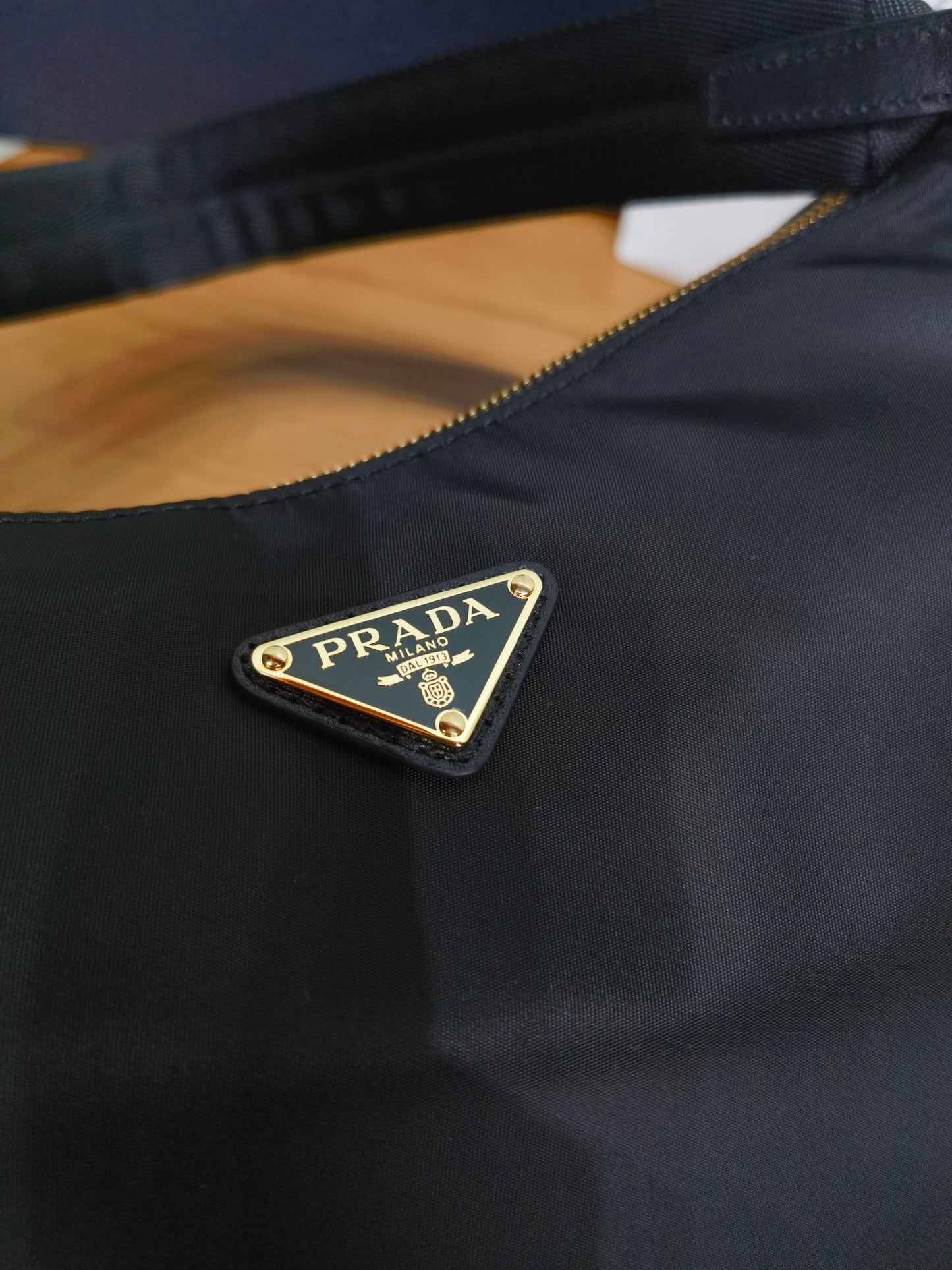 PRADA Explore Reusable Nylon Crossbody Bag Single Shoulder Bag 1BC264 Black