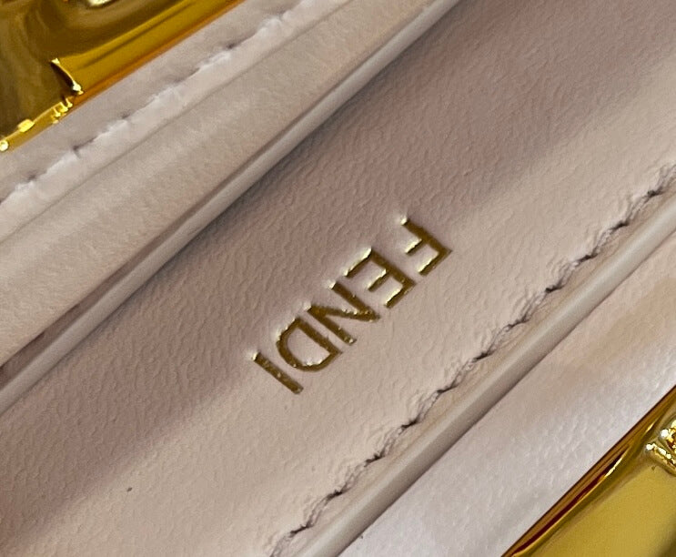 fd white peekaboo iseeu shoulder bag crossbody bag 70193