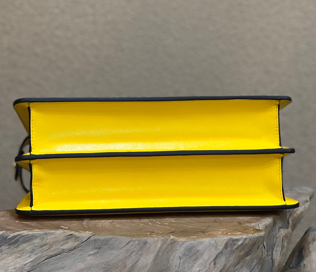 fd yellow peekaboo iseeu shoulder bag crossbody bag 70193