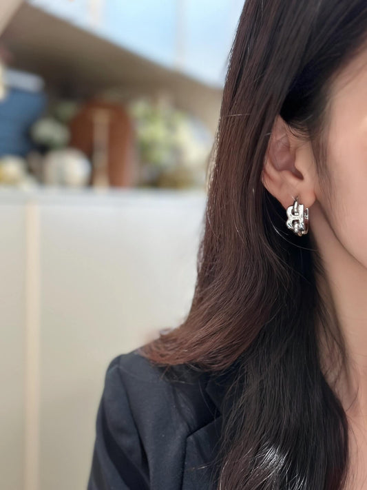 fashion trend versatile buckle earrings ehc19 µĸ±±¾