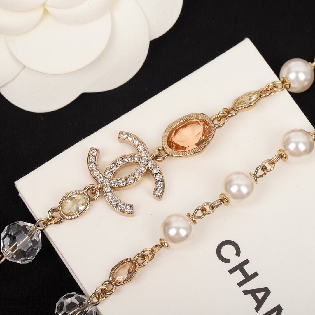 fashionable and super beautiful chanel handicraft workshop double cchoker sl13168