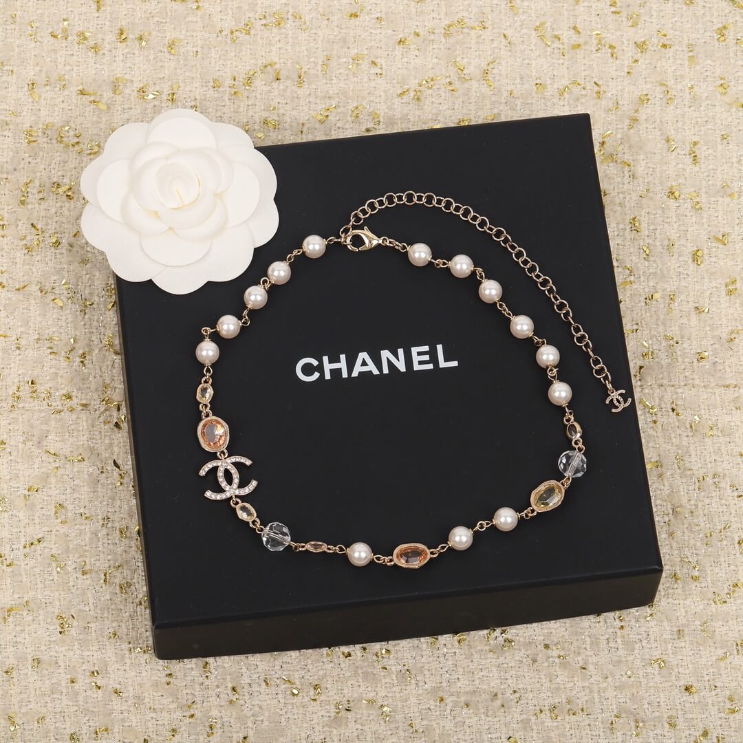 fashionable and super beautiful chanel handicraft workshop double cchoker sl13168
