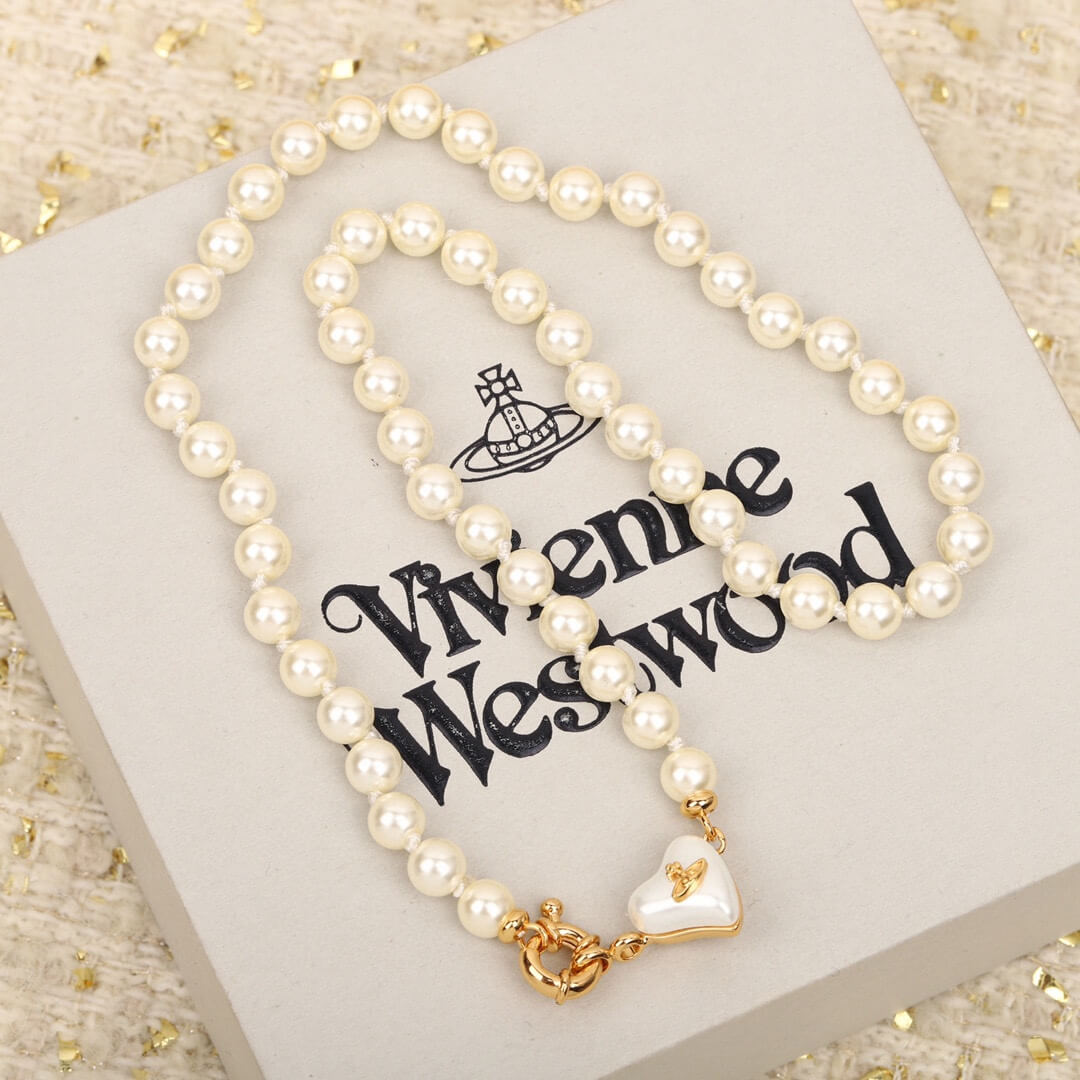 french design sense saturn love pearl necklace personalized niche xl13168a5