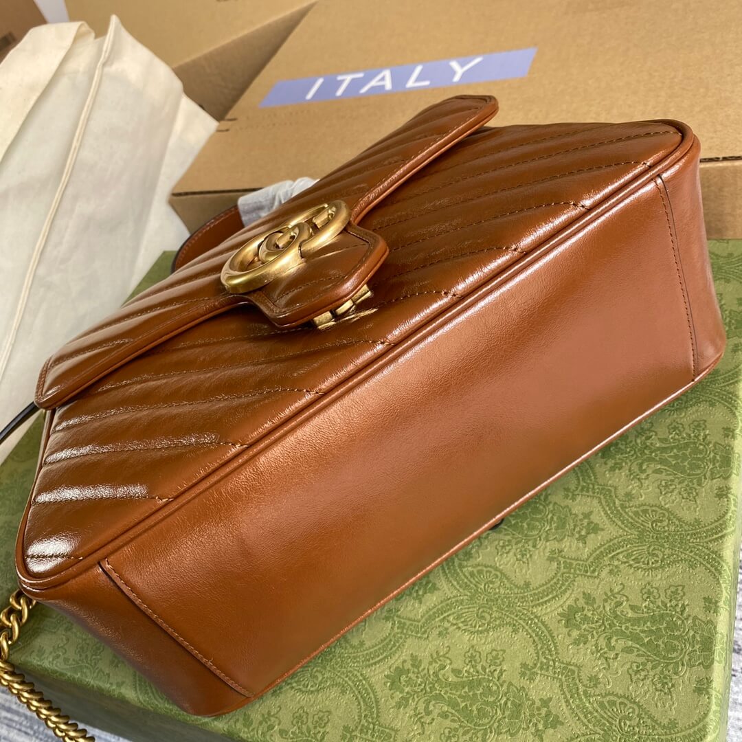 gc 498110 shoulder bag handbag leather apricot