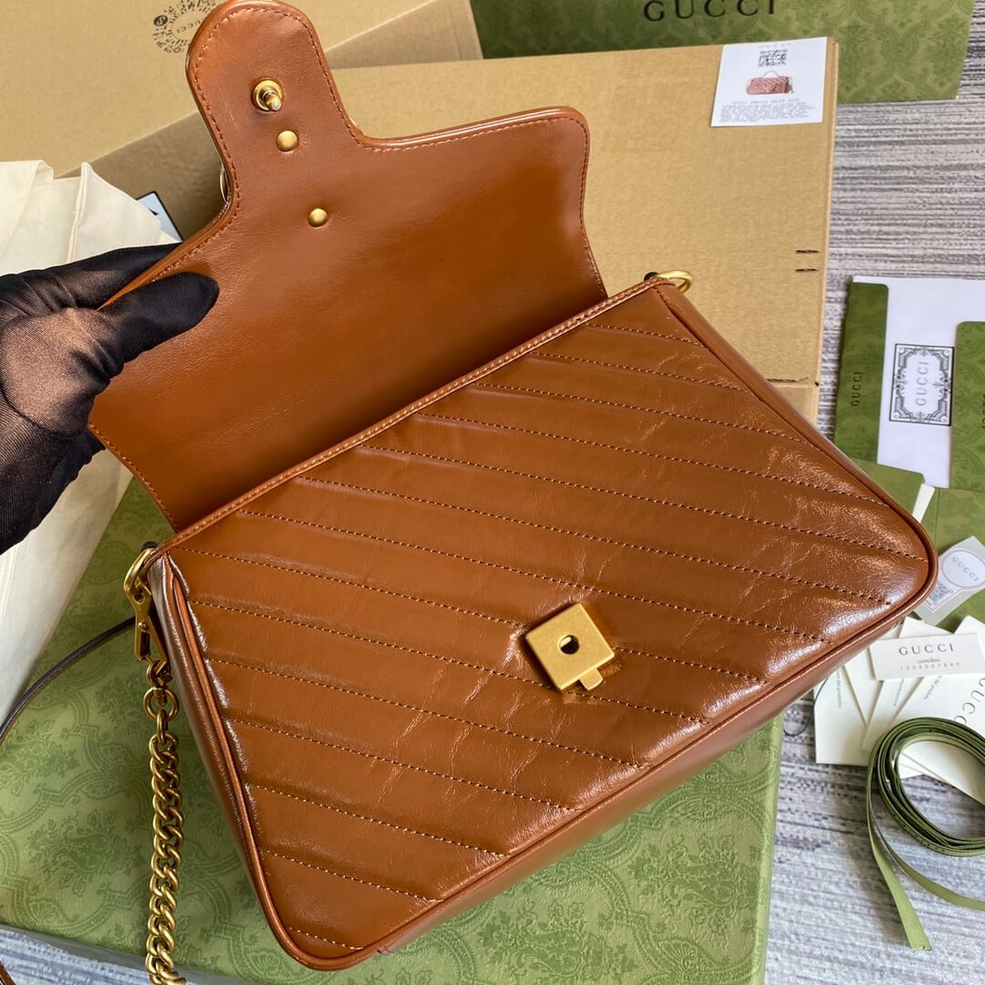 gc 498110 shoulder bag handbag leather apricot