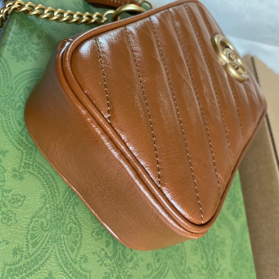 gc 598597 shoulder bag brown leather