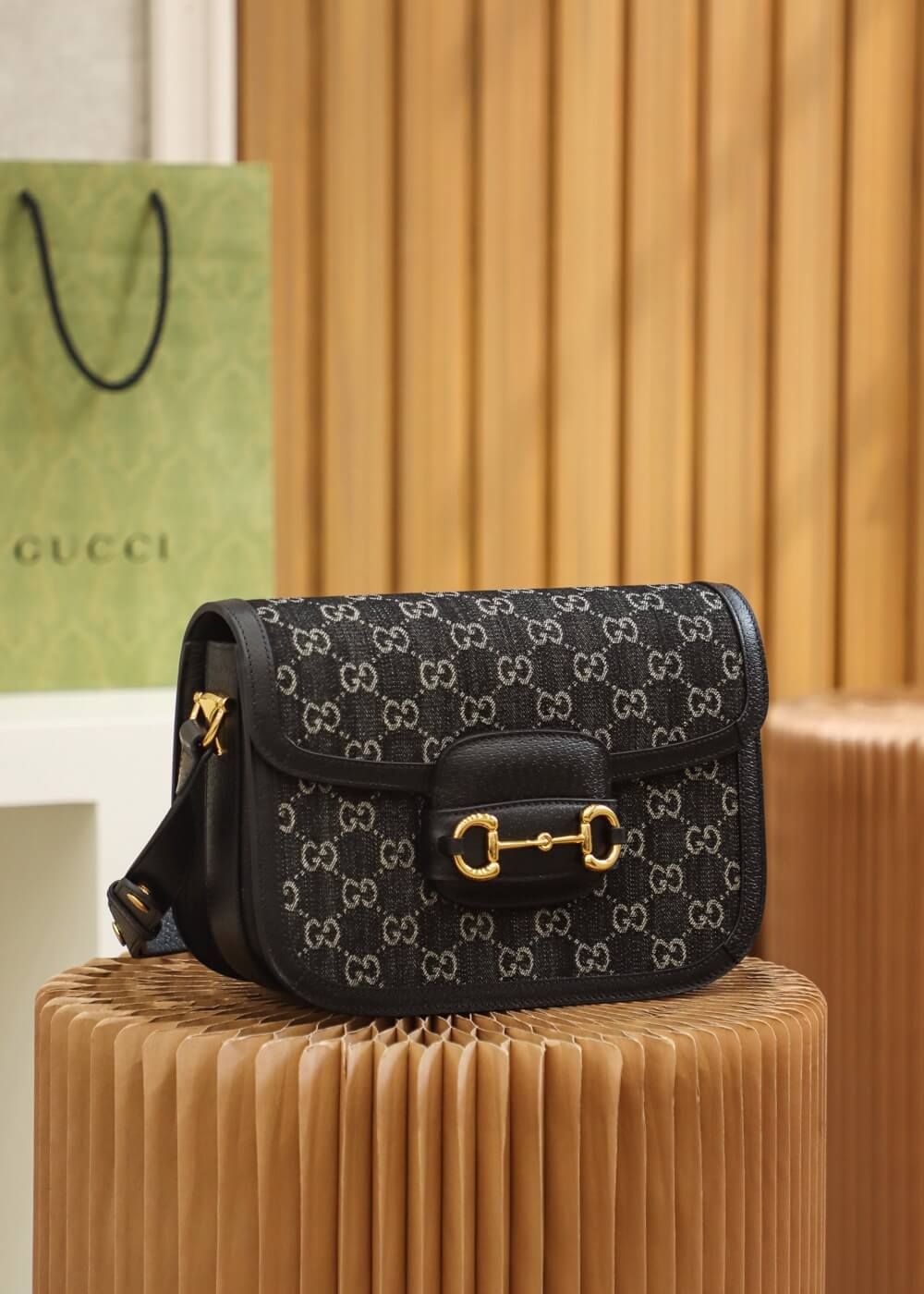black shoulder bag gold hardware