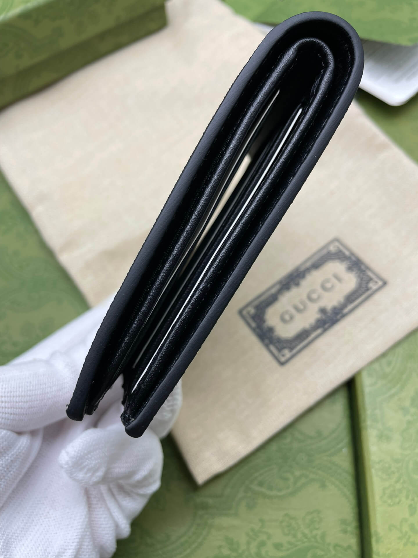 gc pvc screen printing tiger wallet grey 451268