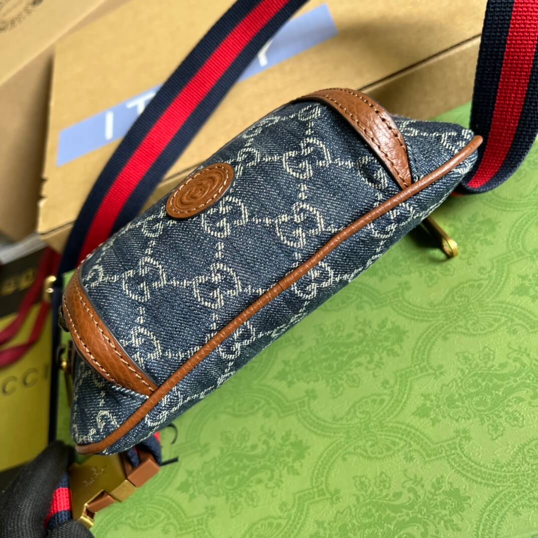 gg supreme belt bag blue 682933 free shipping