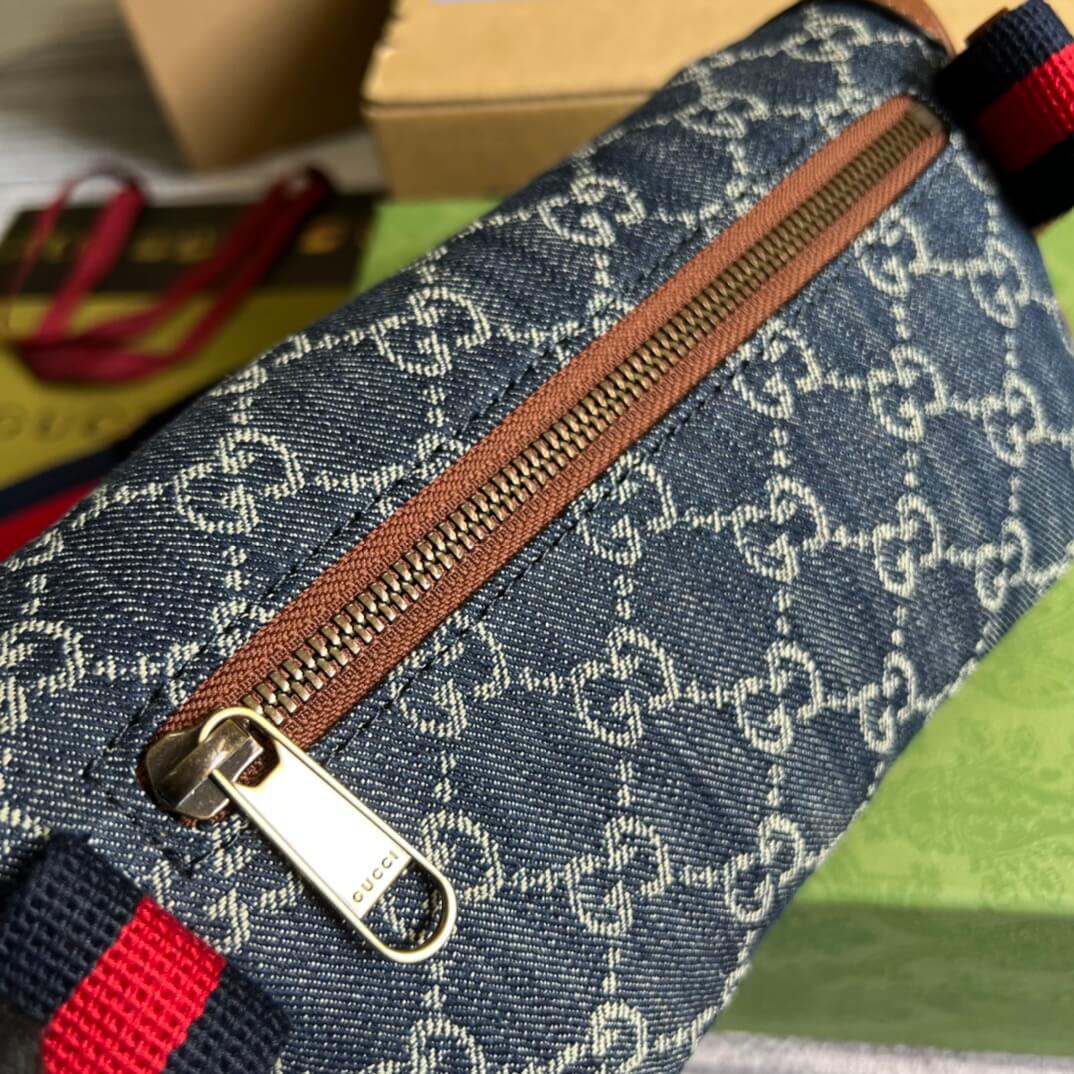 gg supreme belt bag blue 682933 free shipping