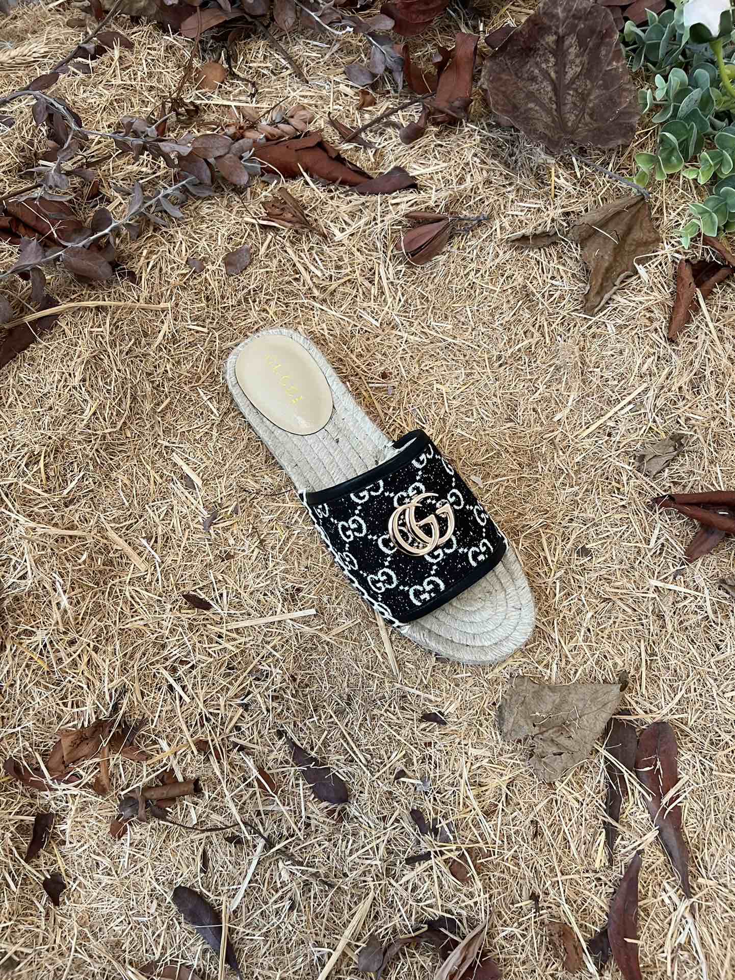 2022 new gg marmont slides slippers black 2 starboard flat canvas sandals
