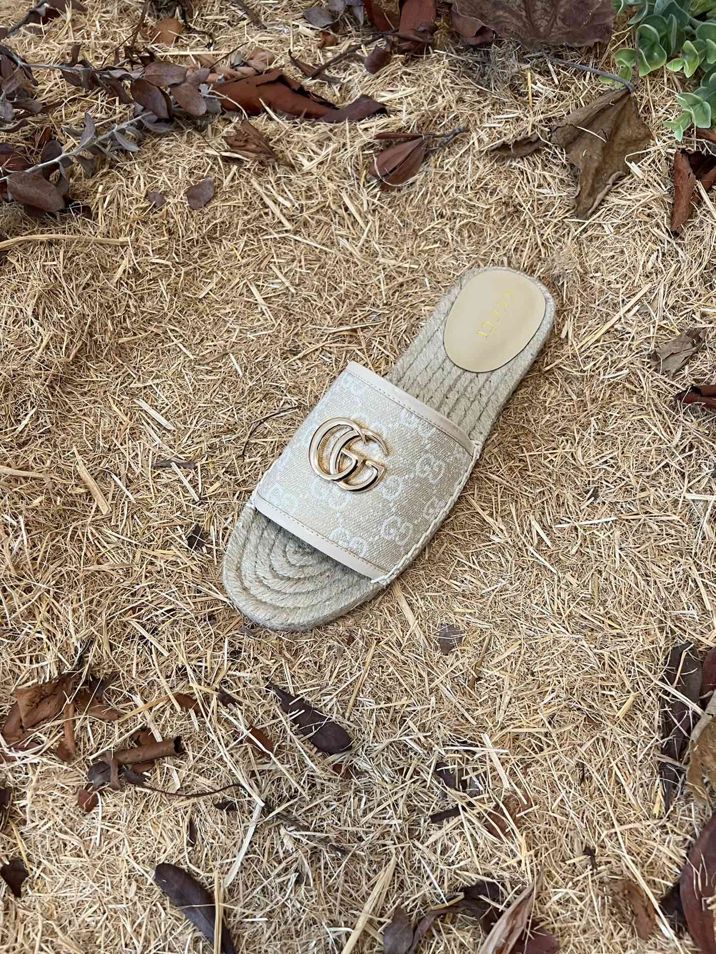 2022 new gg marmont slides slippers apricot starboard flat canvas sandals