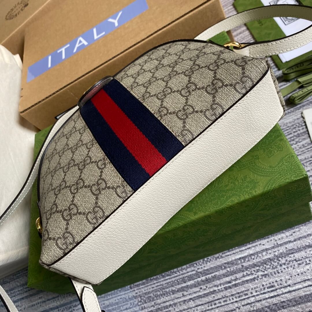 ophidia gg shell bag 499621 white retro canvas