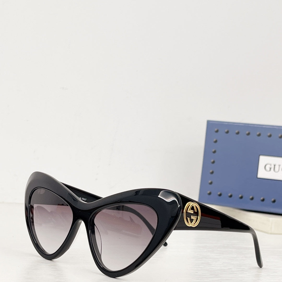 GG NEW Sunglasses Black Brown GG0895S