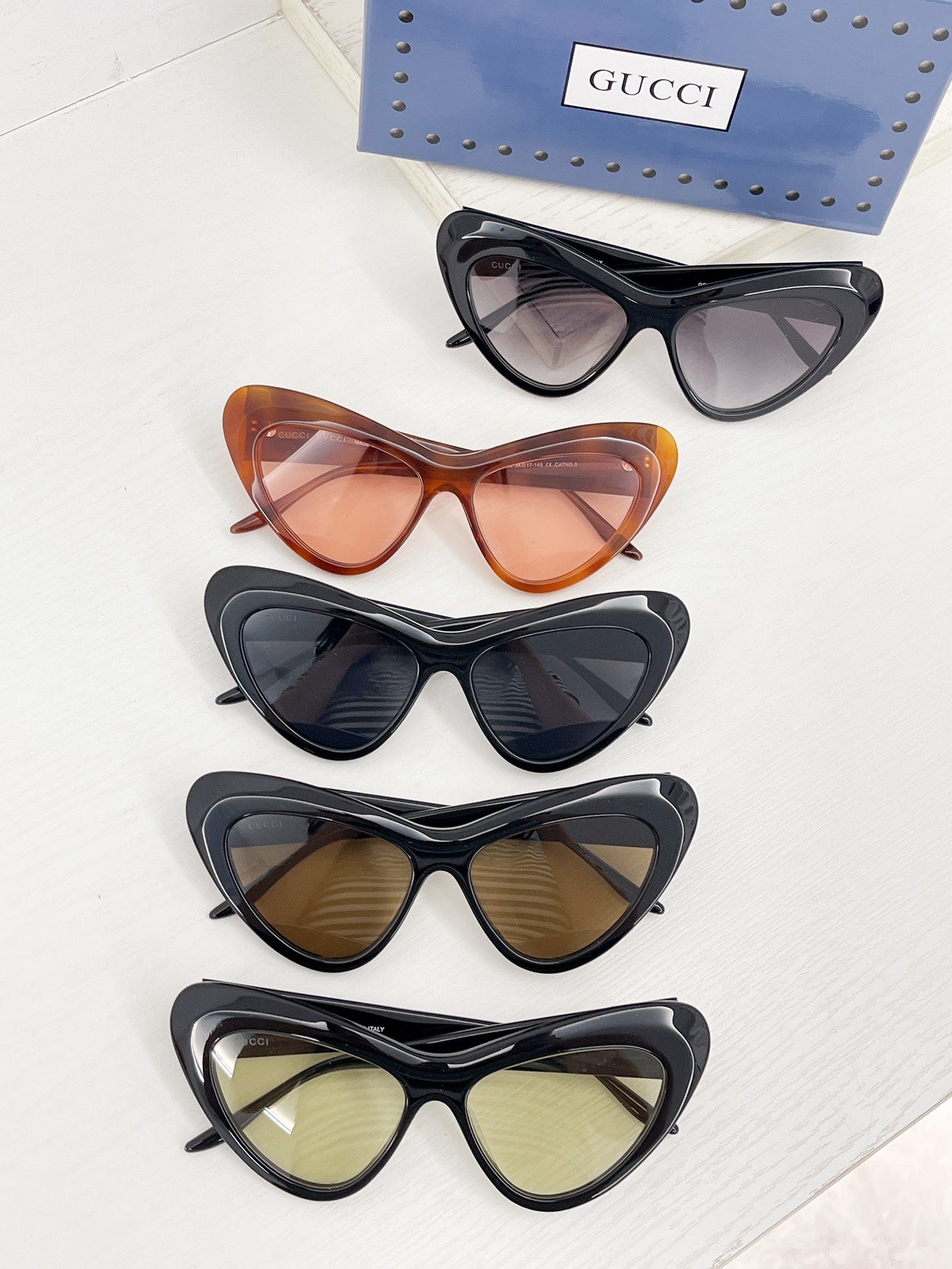 GG NEW Sunglasses Black Brown GG0895S