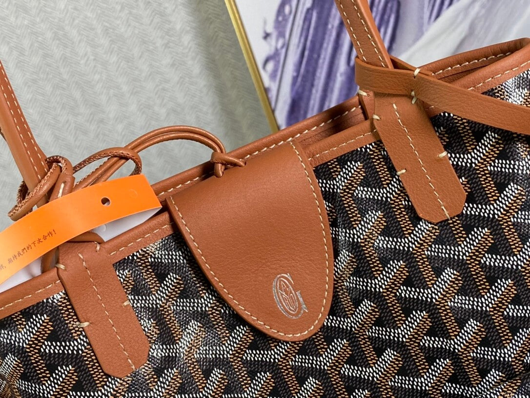 gy 020660 brown sac anjou mini tote bag reversible leather