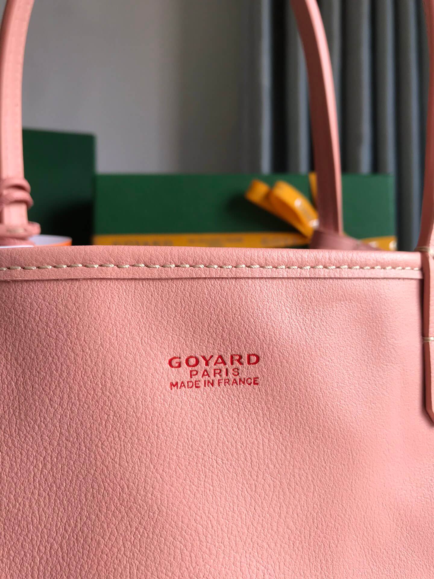 gy 020660 pink sac anjou mini tote bag reversible leather