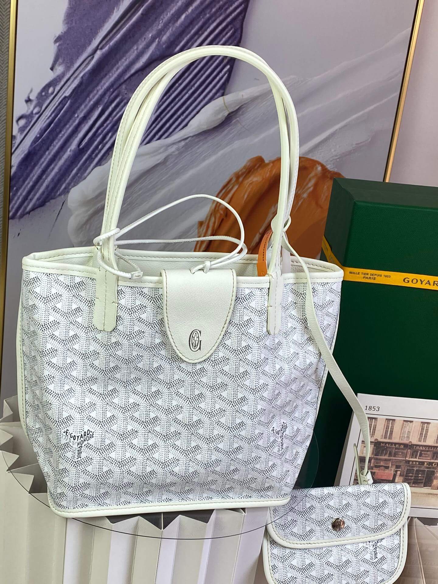gy 020660 white sac anjou mini tote bag reversible leather