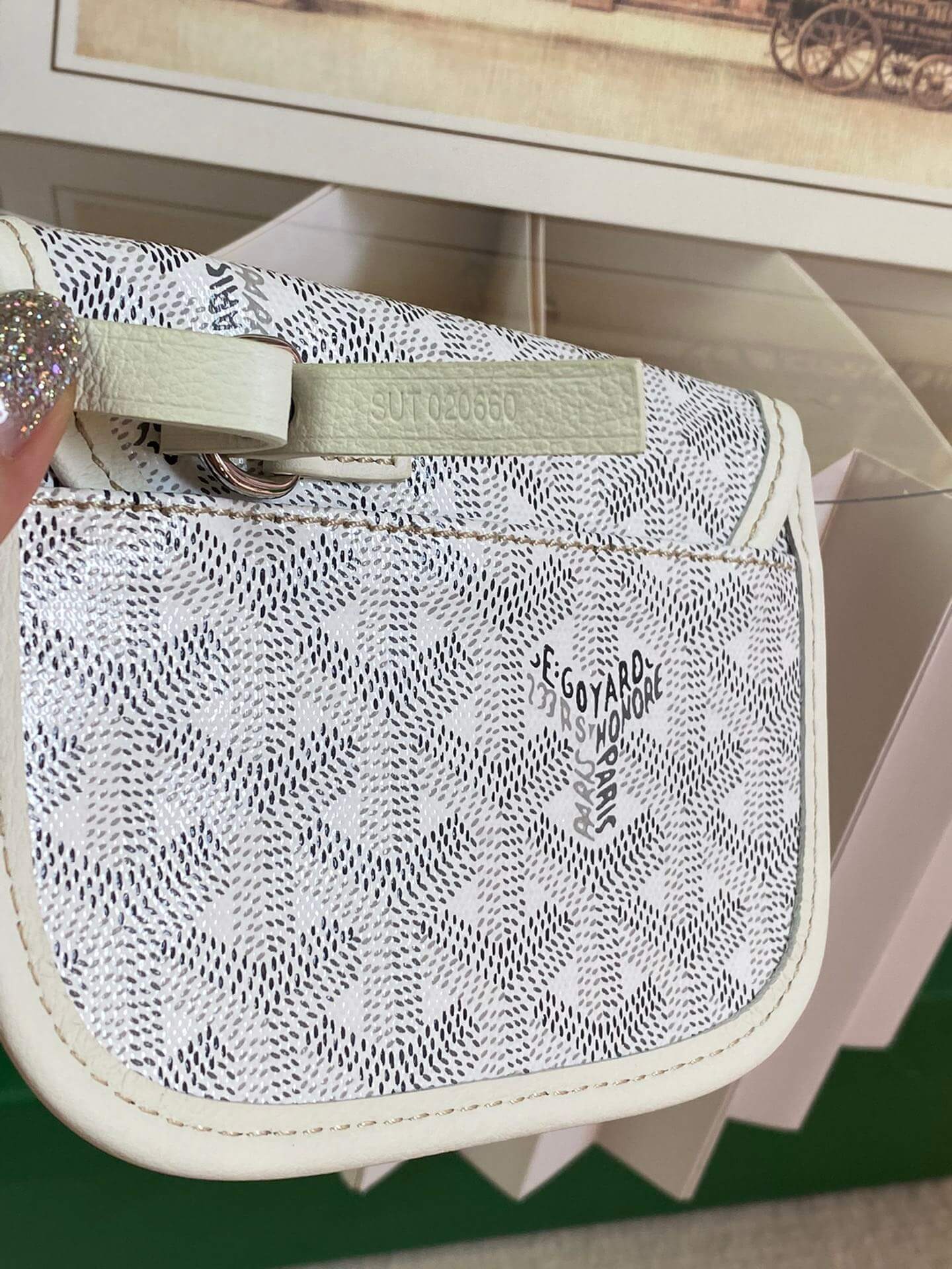 gy 020660 white sac anjou mini tote bag reversible leather
