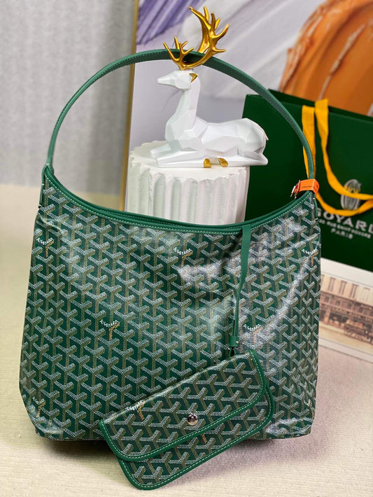goyar boheme hobo handbag 020223 green