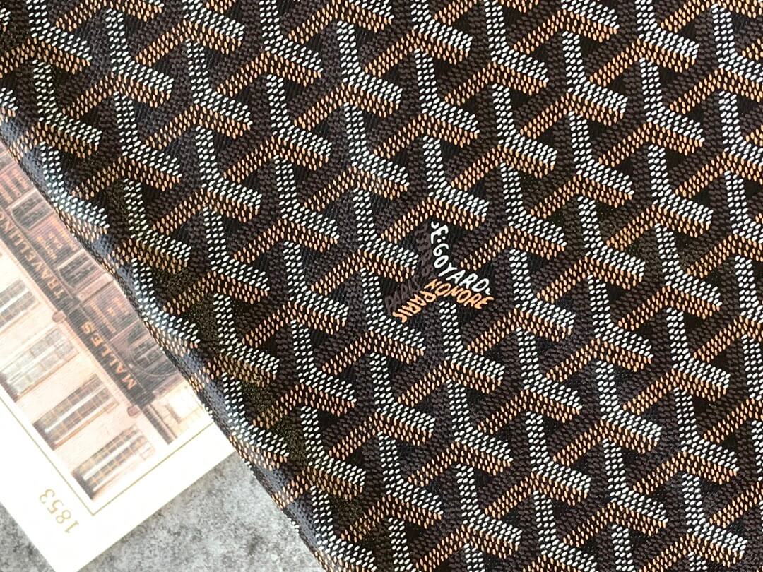 goyard saint louis gm bag tote handbag black 020144