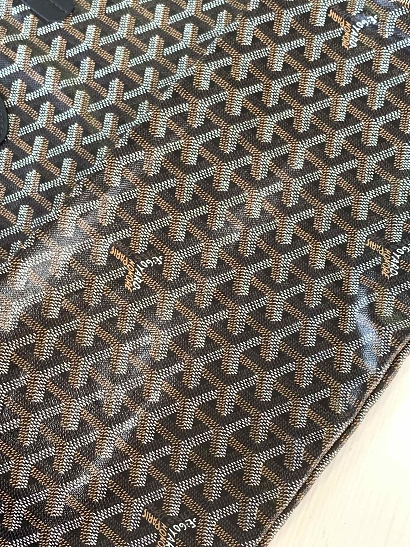 goyard saint louis gm bag tote handbag black 020144