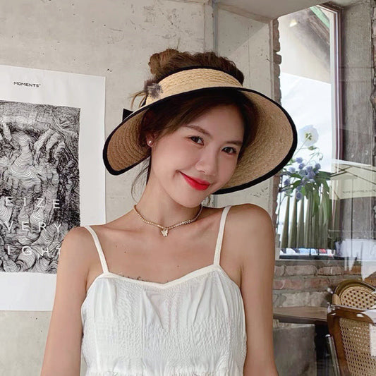 gucci gs new springsummer fashion bow straw hat mz13168a14