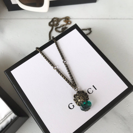 gucci new personalized fashion leopard necklace collar chain xl13168a24