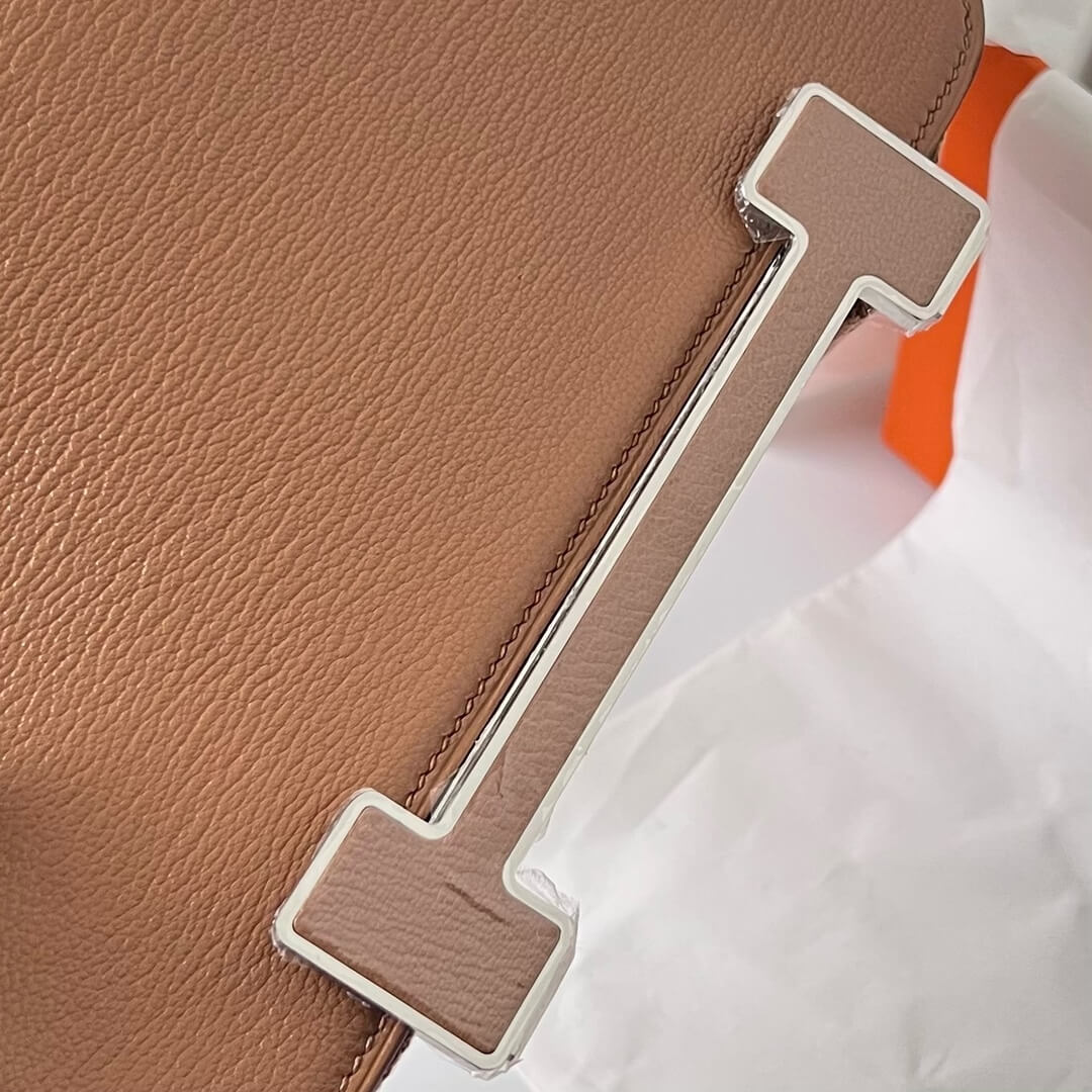 HM Geta Chevre Quebraco phw goatskin Shoulder bag Brown ZF2505021