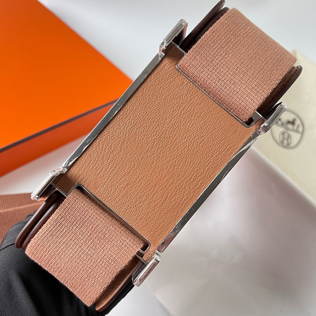 HM Geta Chevre Quebraco phw goatskin Shoulder bag Brown ZF2505021