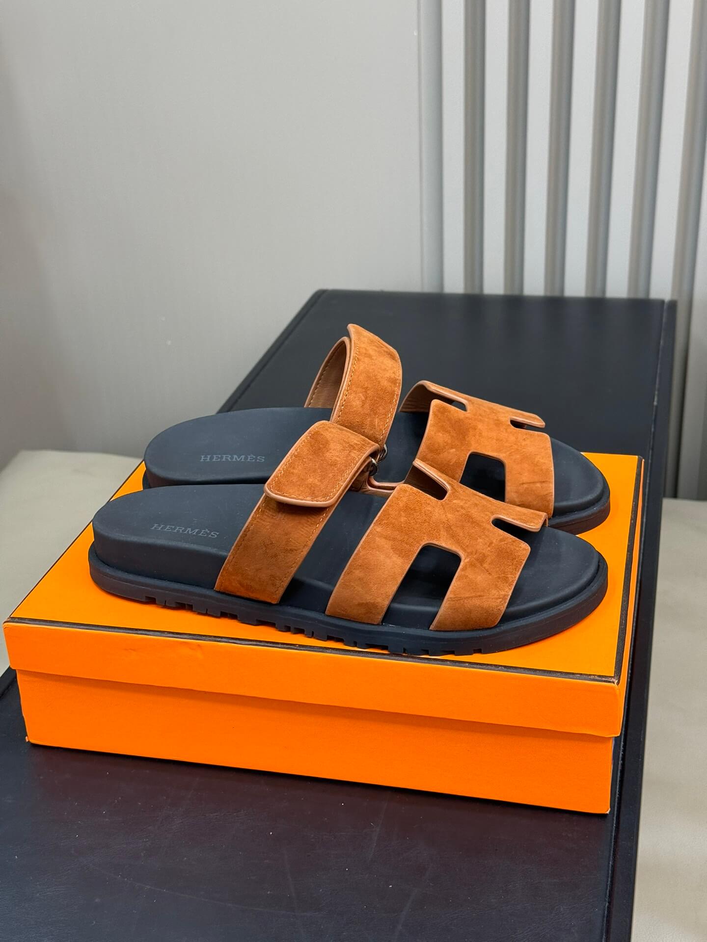 hm summer colored chypre second uncle slippers new beach velcro sandals 898725 orange