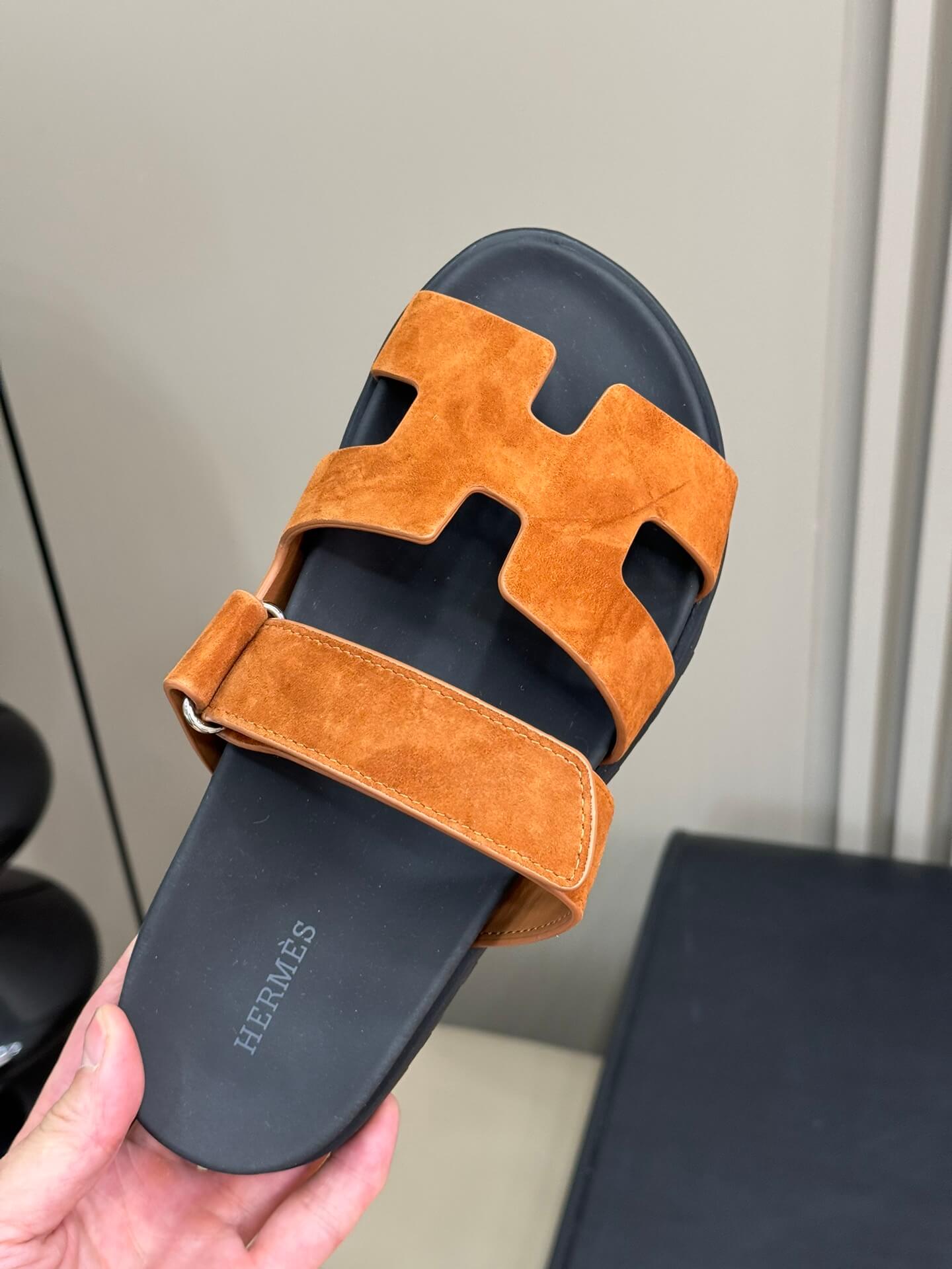 hm summer colored chypre second uncle slippers new beach velcro sandals 898725 orange