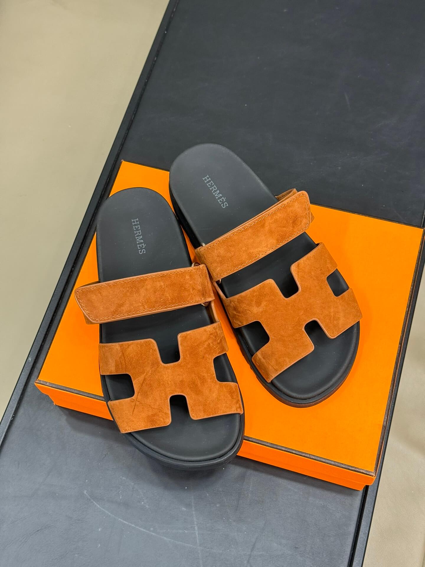 hm summer colored chypre second uncle slippers new beach velcro sandals 898725 orange