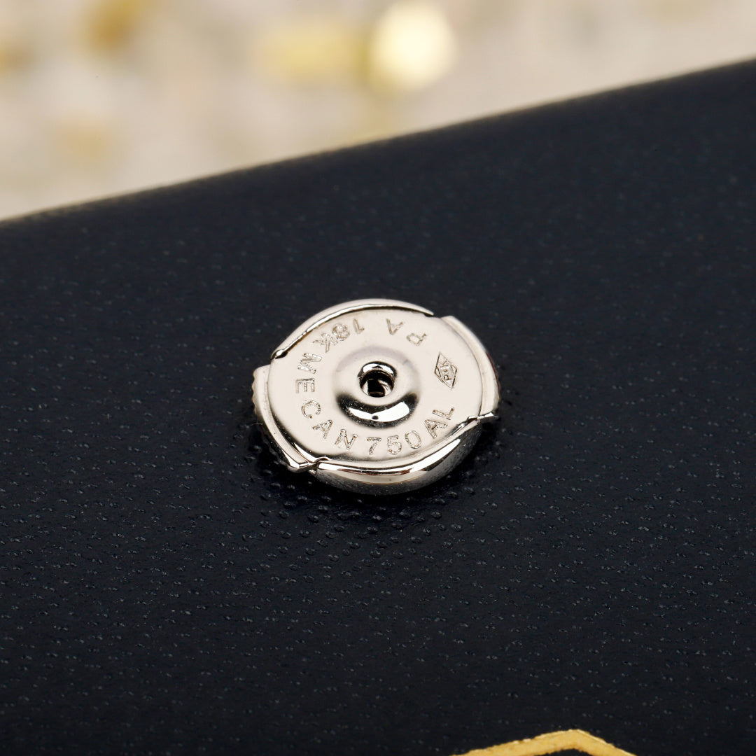 HW Red Diamond Loop Garden Earrings MLD2401