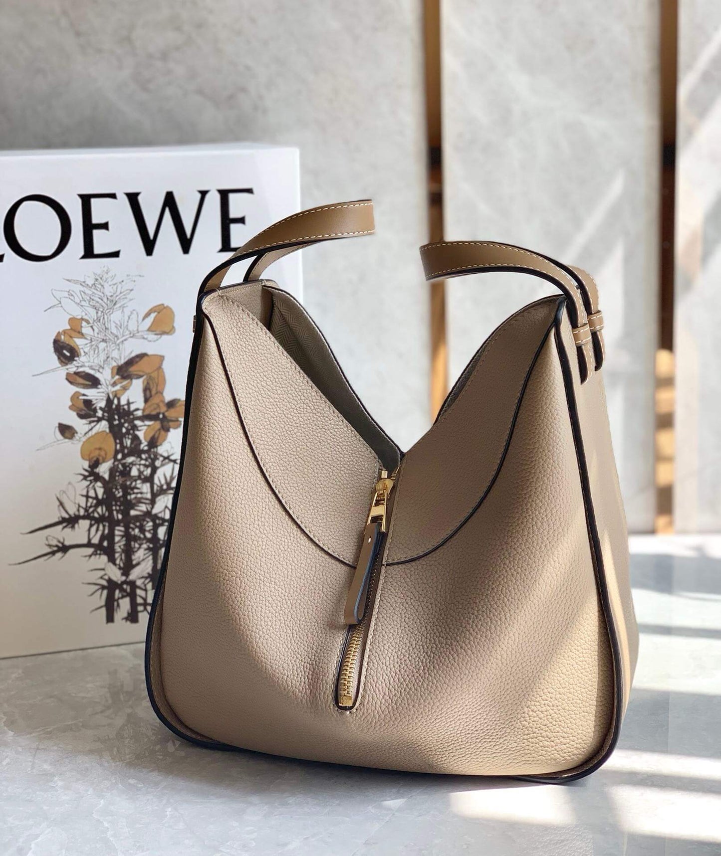  brown apricot shoulder bag