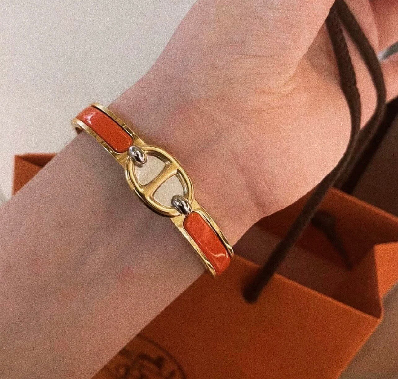 herm e s new pig nose classic european and american light luxury bracelet szhh020c1
