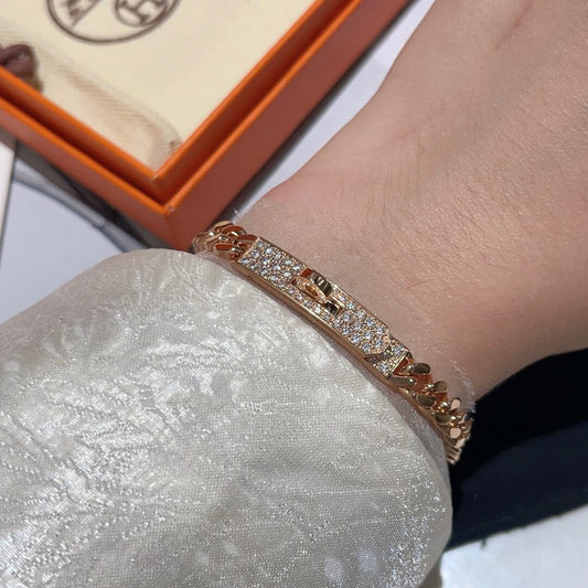 kelly fashion versatile advanced full diamond bracelet slhb027c07