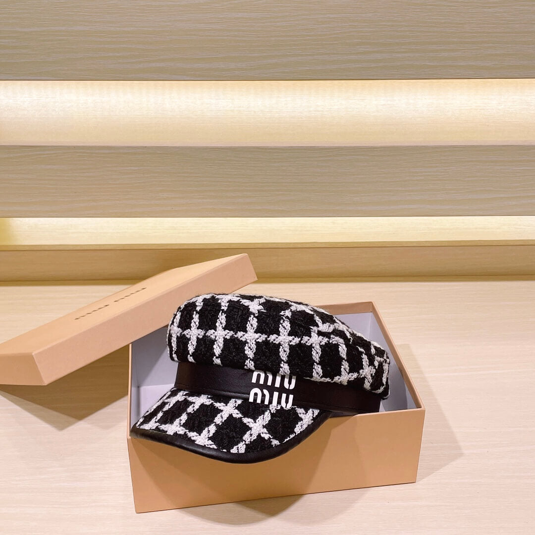 korean versatile british vintage plaid beret mz13168a18