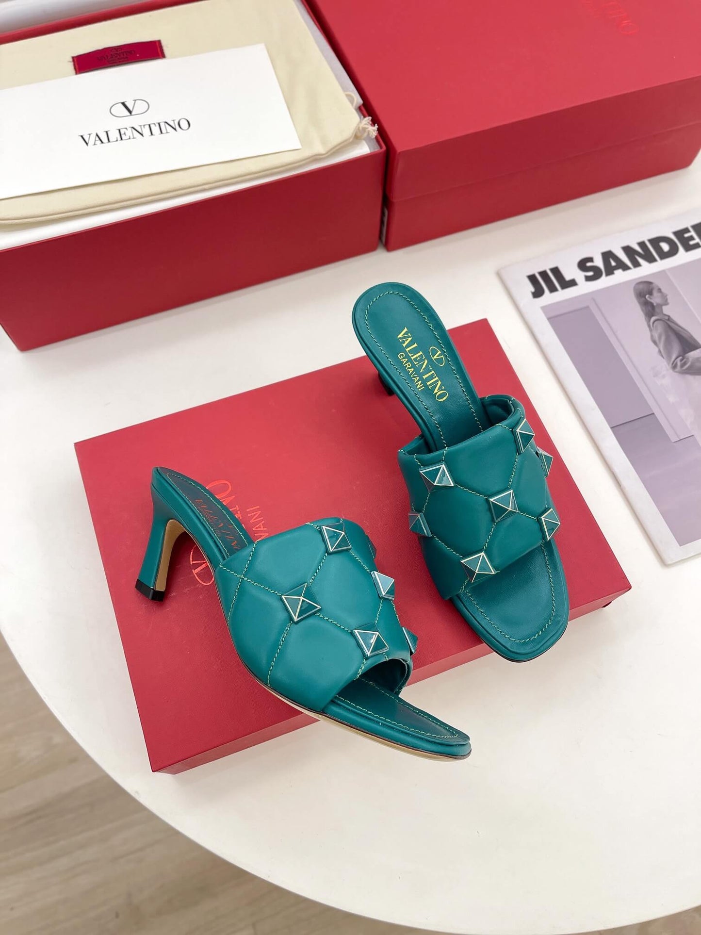 l 071101 high heeled shoe green free shipping cowhide womens shoes