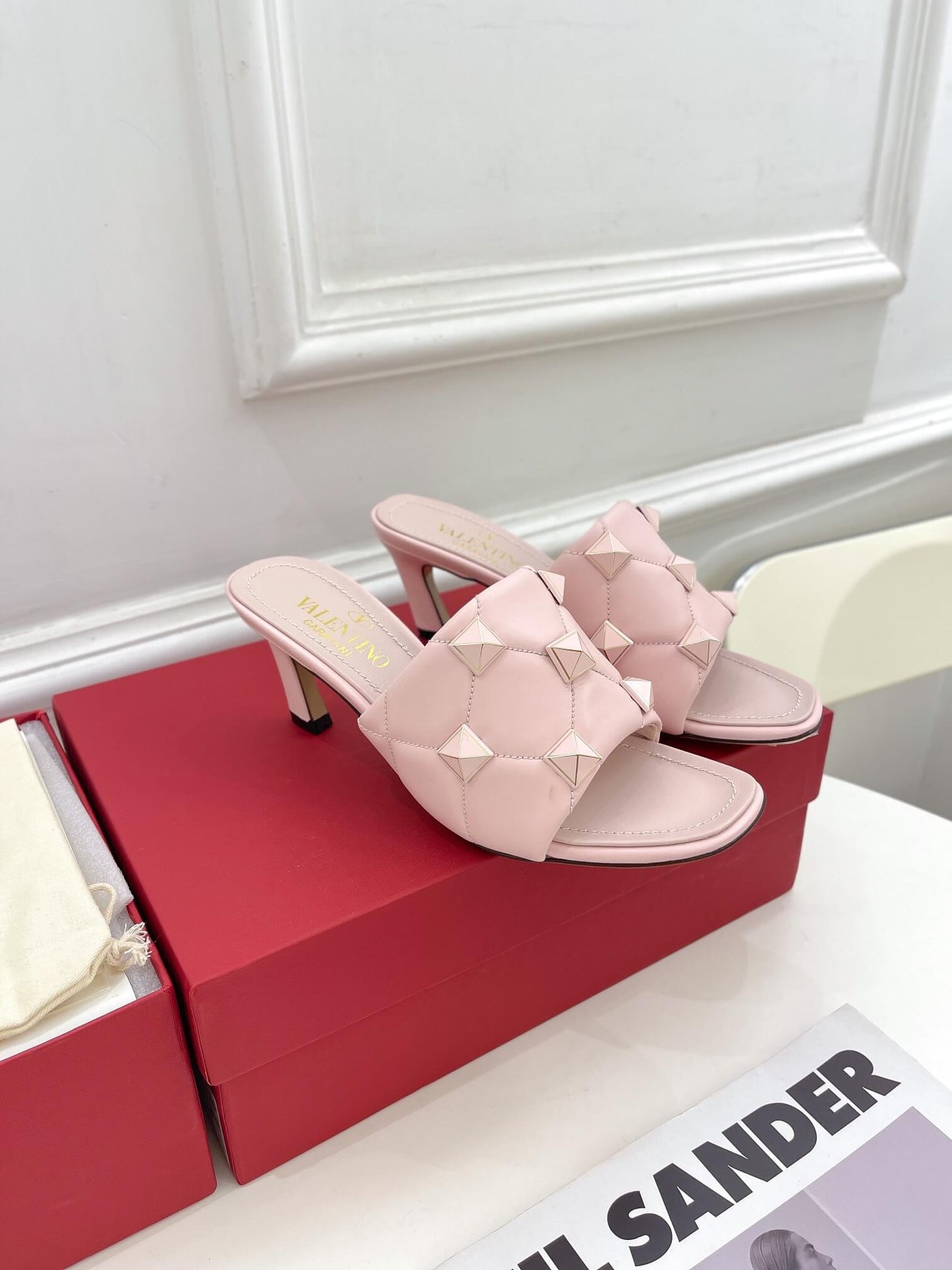 l 071101 high heeled shoe pink free shipping cowhide womens shoes