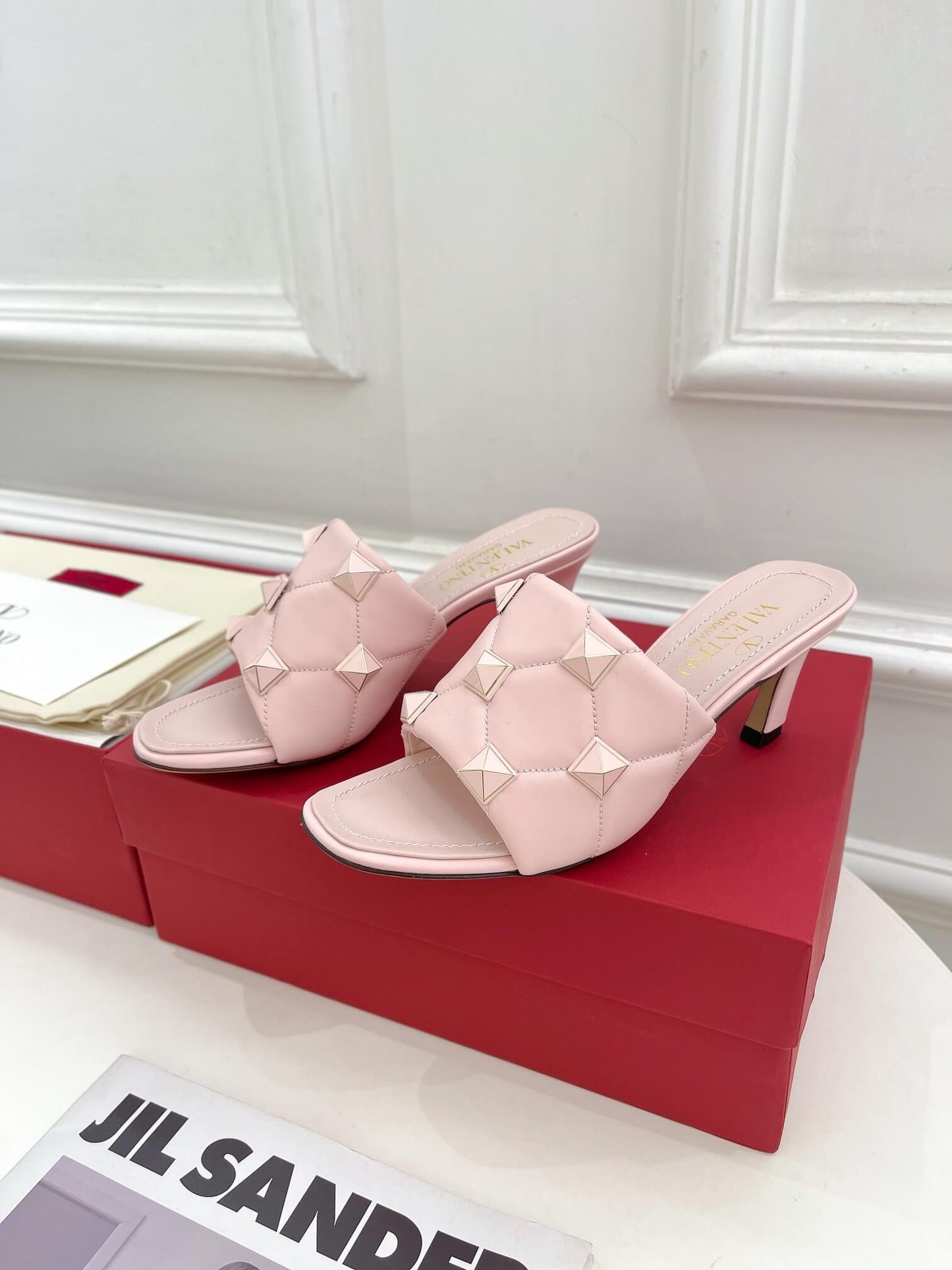 l 071101 high heeled shoe pink free shipping cowhide womens shoes