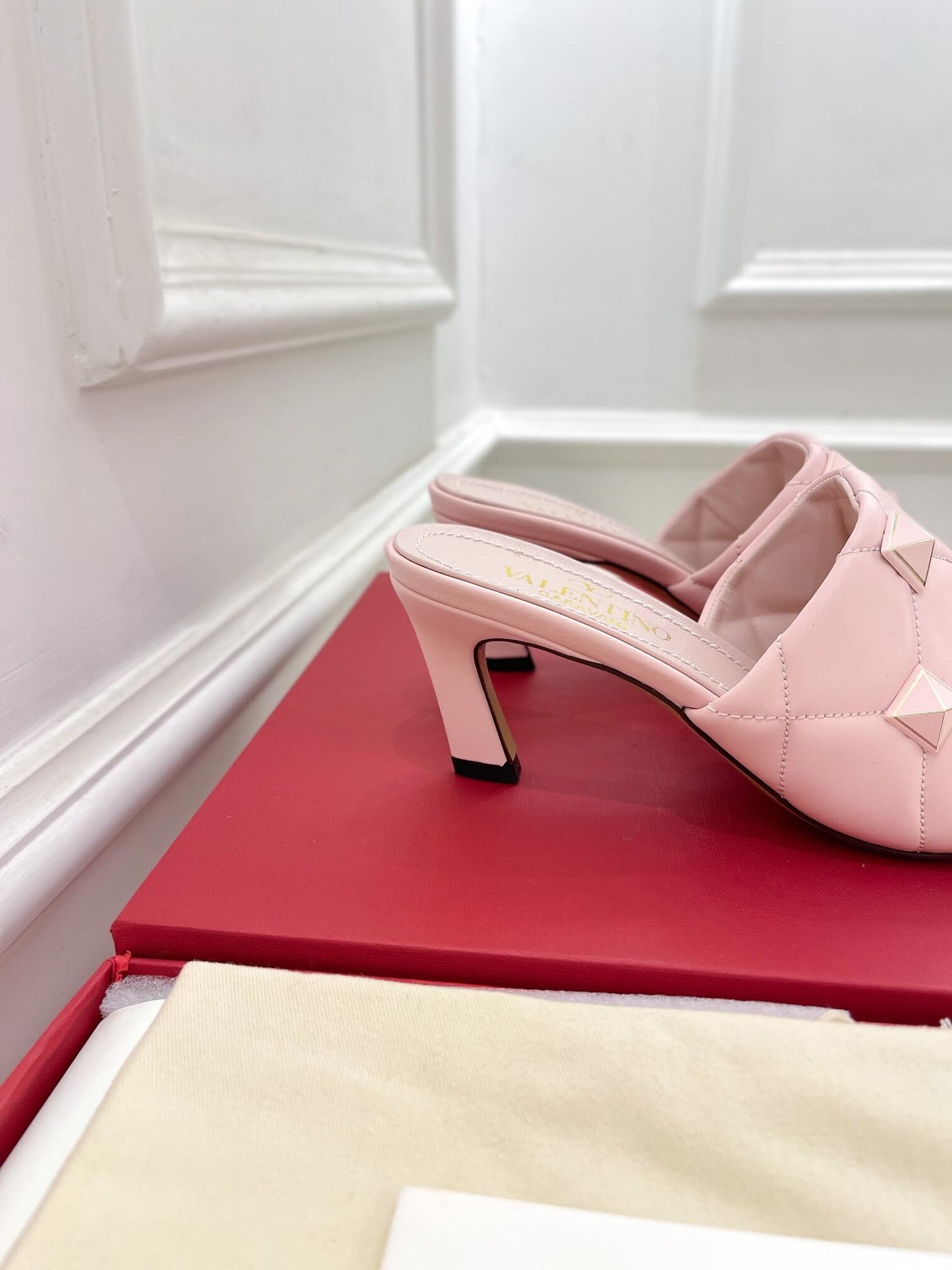 l 071101 high heeled shoe pink free shipping cowhide womens shoes