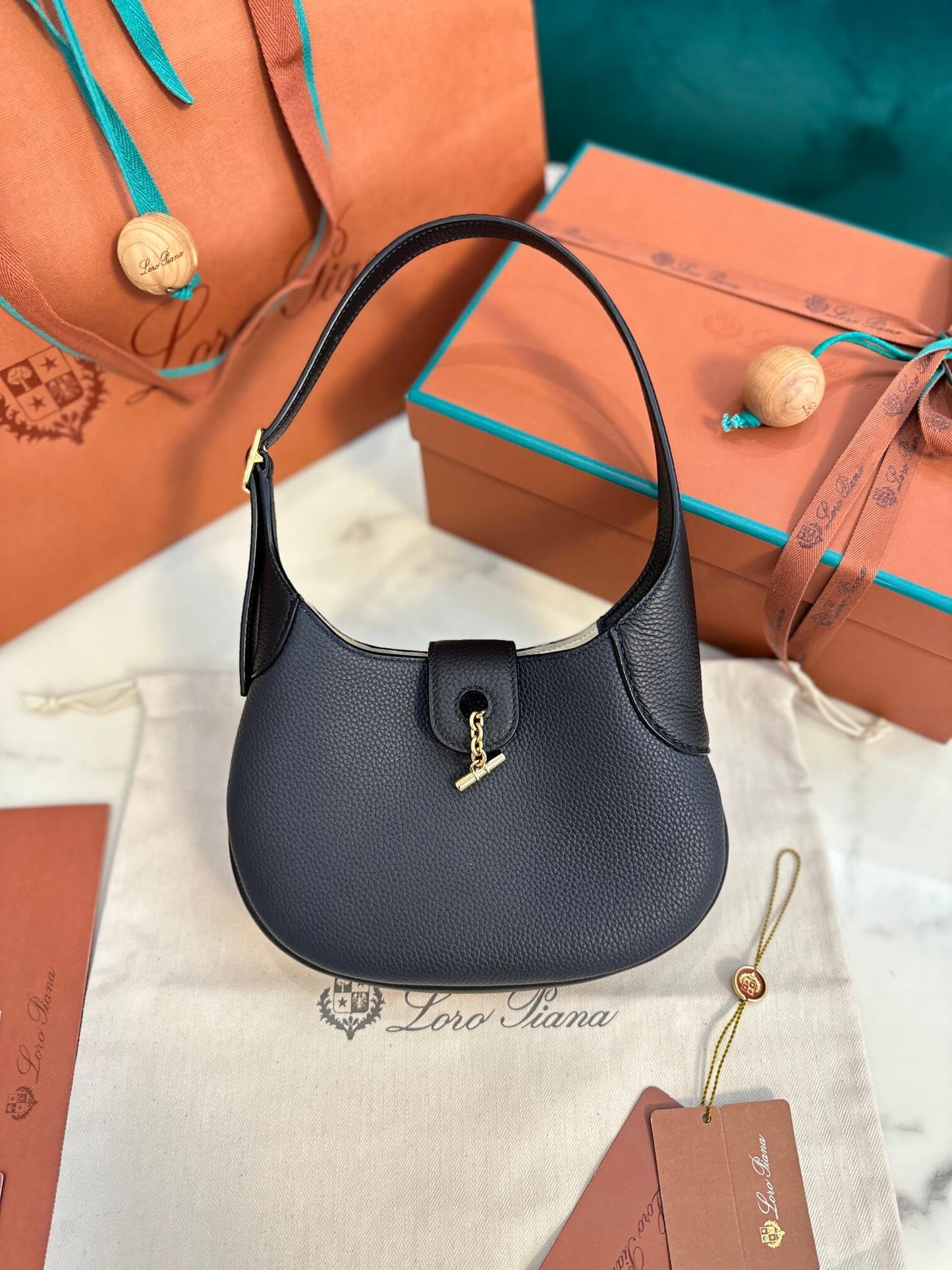 LP Bobbin trendy underarm bag LP2503121 Black