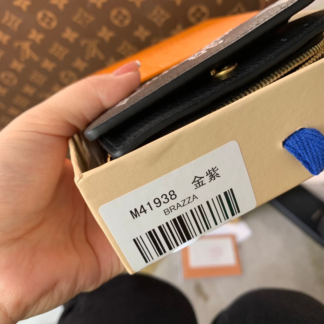 louis vuitton lv m41938 m81212 clea wallet black monogram embroidery