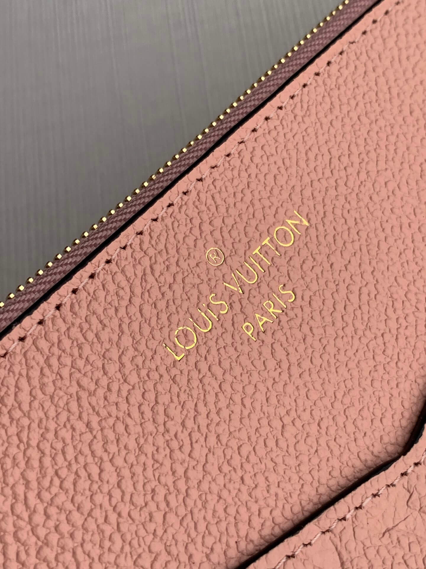 lv louis vuitton m68705 purse pochette m lanie mm monogram empreinte pink leather