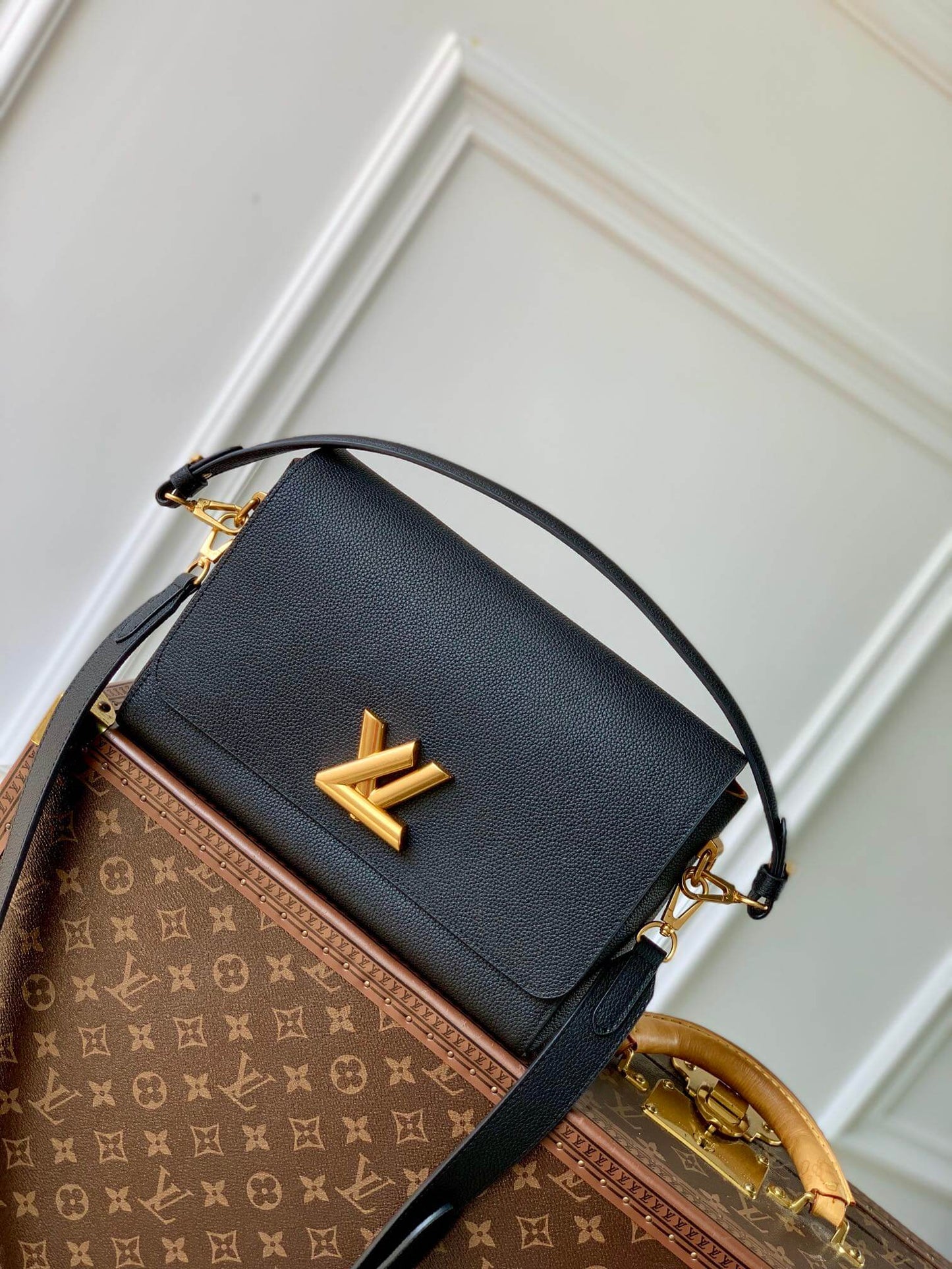 LV M24639 Soft Twist Black HandBag