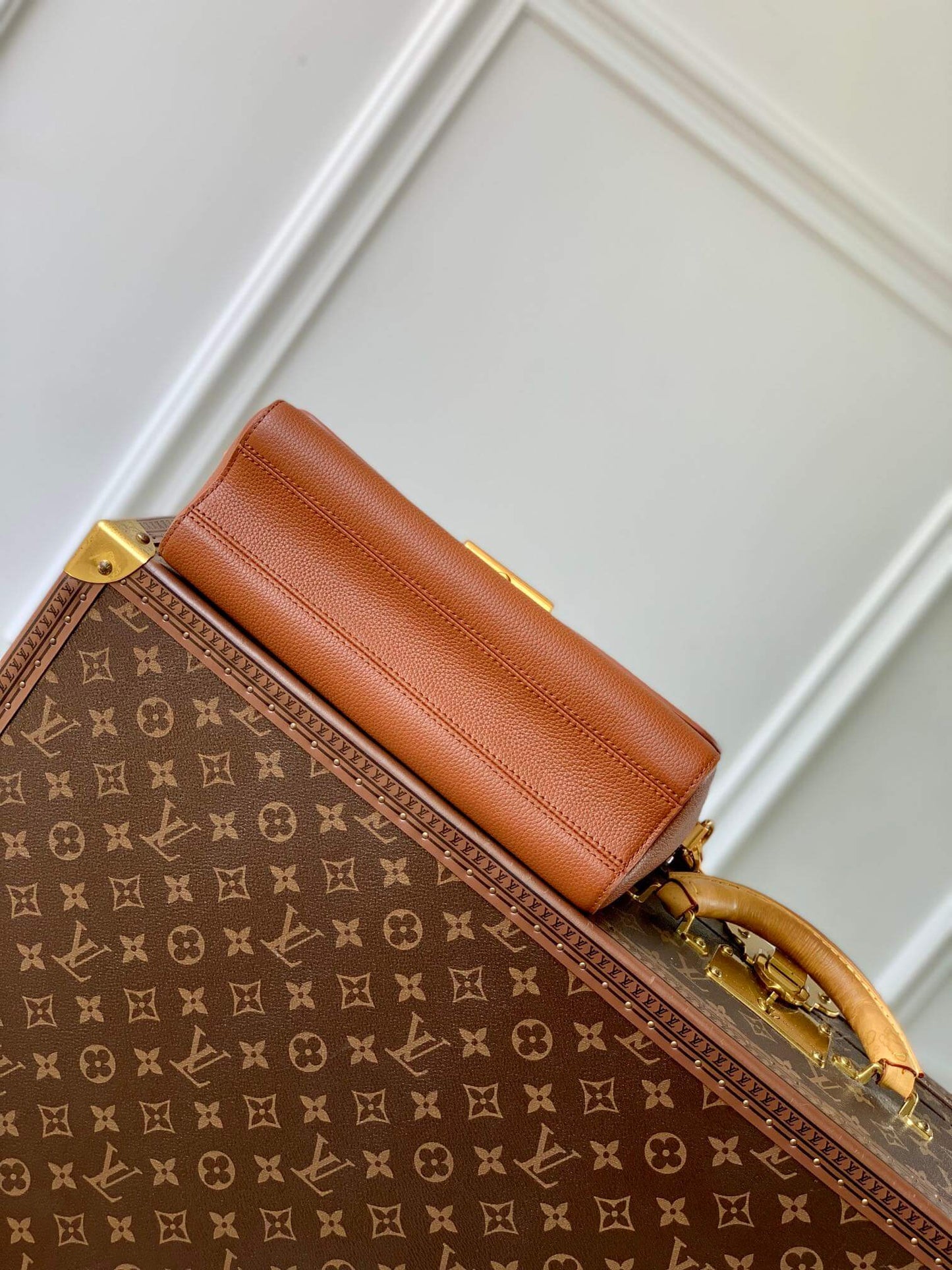 LV M24640 Soft Twist Brown HandBag